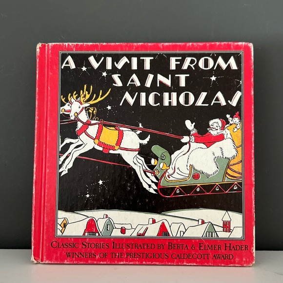 Vintage 1992 A Visit from Saint Nicholas Book - Picture 1 of 9